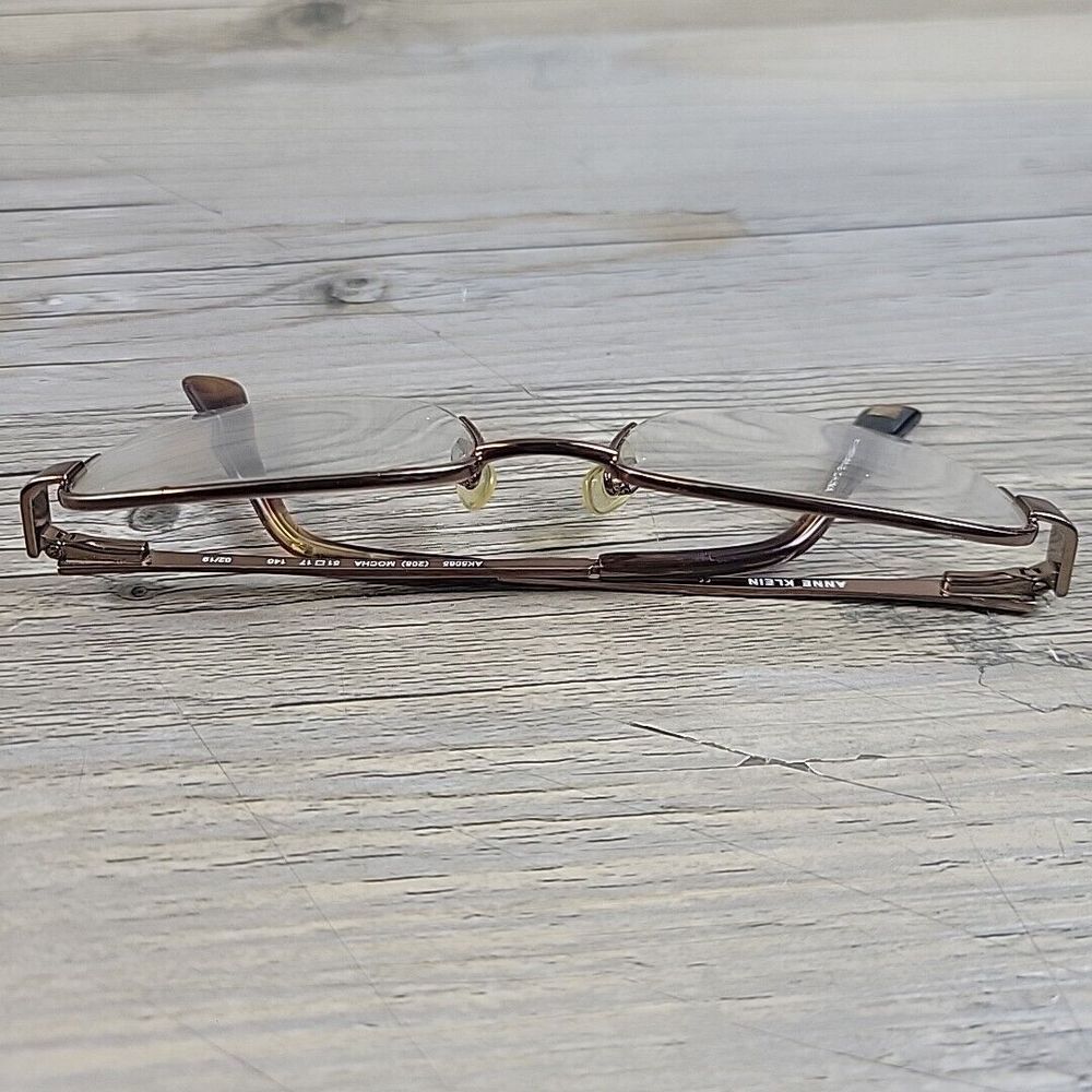 Anne Klein AK5065 (208 )Mocha Eyeglasses‎ 51-17-140 FRAMES ONLY - Picture 10 of 13
